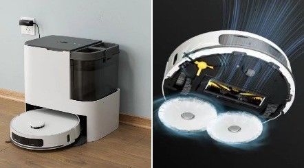 Промываемый фильтр робот пылесос обнаружение препятствий 250L 2600mah
